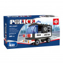 Rappa Kompatibilní stavebnice BLOXO policie auto 48 ks