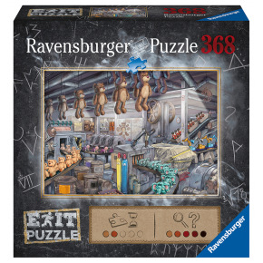 Ravensburger Exit Puzzle: V továrni na hračky 368 dielikov