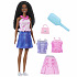 Mattel Barbie STYLE PANENKA PRO SNADNÉ OBLÉKÁNÍ ČERNOVLÁSKA