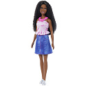 Mattel Barbie STYLE PANENKA PRO SNADNÉ OBLÉKÁNÍ ČERNOVLÁSKA