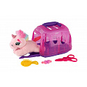Teddies Jednorožec v přepravním boxu plyš/plast 14cm 2 barvy