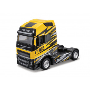 Bburago - Haulers custom cabs, Volvo FH16 Globetrotter 750 XXL, žlutá, 1:43