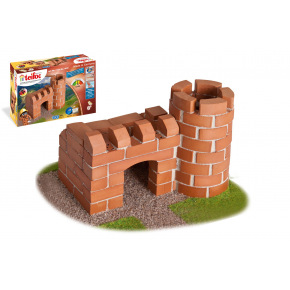 Stavebnice Teifoc Hrádeček 100ks v krabici 29x18x8cm