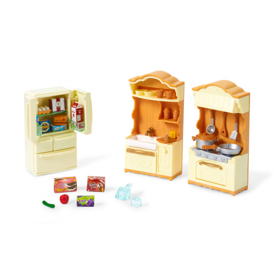 Sylvanian Families 5341 set - kuchyňská linka s ledničkou