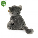 Rappa Plyšová mačka šedá 25 cm ECO-FRIENDLY