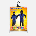 Rappa Kinderkostüm blauer Ninja (S)