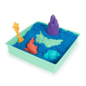 Spin Master KINETIC SAND KISTE MIT FLÜSSIGEM SAND UND UNTERLAGE BLAU