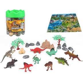 Mac Toys Dinozaury zestaw 24szt