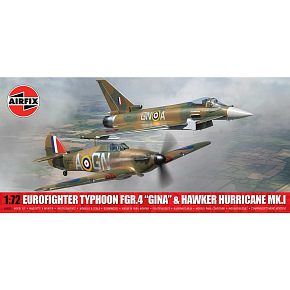 Classic Kit letadla A40002 - Eurofighter Typhoon FGR.4 (GINA) + Hawker Hurricane Mk.I (Twin Pack) (1:72) Classic Kit letadla A40002 - Eurofighter Typhoon FGR.4 (GINA) + Hawker Hurricane Mk.I (Twin Pack) (1:72)