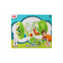 Teddies Lernrolle aufblasbar für Kinder PVC 20,3x43,2cm + 3 Bälle in der Box 29x24x6cm 6m+