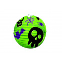 Lampion koule Halloween papír průměr 25cm (bez hůlky) 4 druhy karneval