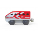 Hape Lokomotíva Intercity na batérie, červená