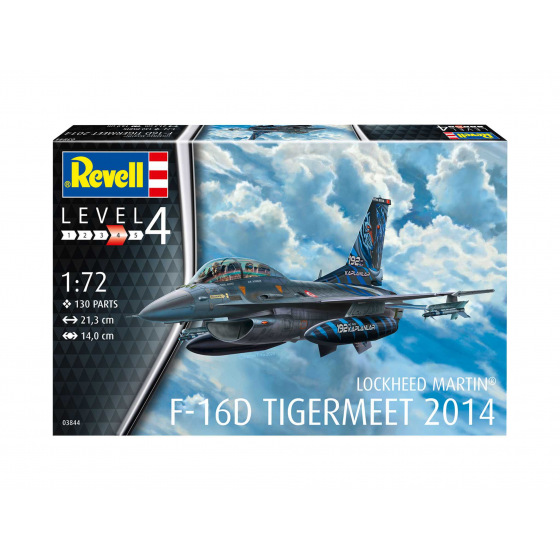 Revell Plastic ModelKit letadlo 03844 - Lockheed Martin F-16D Tigermeet 2014 (1:72)