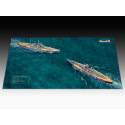 Revell Geschenk-Set Schiff 05668 - Bismarck Schlacht (1:1200)