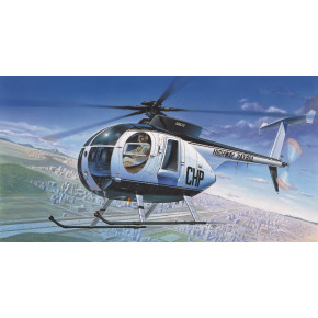 Academy Model Kit Helicopter 12249 - HELIKOPTER POLICYJNY HUGHES 500D (1:48)