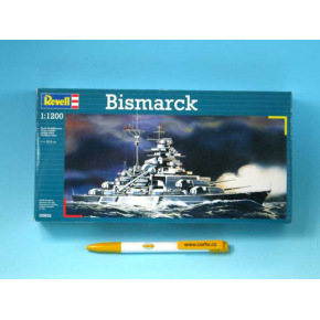 Revell Plastic ModelKit Ship 05802 - Bismarck (1:1200)