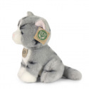 Rappa Pluszowy kot szary 18 cm ECO-FRIENDLY