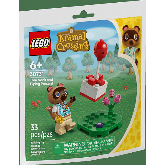LEGO Animal Crossing 30731 Tom Nook i latający prezent