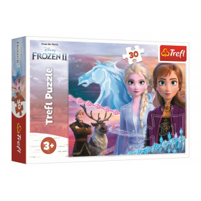 Trefl Puzzle Ľadové kráľovstvo II / Frozen II 30 dielikov 27x20cm v krabici 21x14x4cm