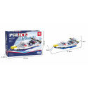 Rappa Kompatibilní stavebnice BLOXO policie loď 195 ks