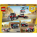 LEGO Creator 31146 Ciężarówka z platformą i helikopter