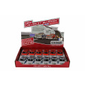 Teddies Auto Kinsmart Chevrolet 2014 Silverado Policie/Hasič kov/plast 13cm na zpětné nat.