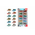 Teddies Auto mini závodní 12ks plast 5cm na zpětné natažení v krabičce 13x25x3,5cm