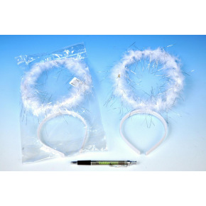 Andělská čelenka svatozář karneval v sáčku 