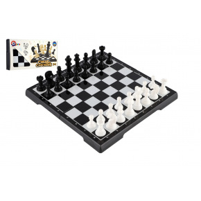 Teddies Plastikowa gra planszowa Chess + Warcaby w pudełku o wymiarach 29x14,5x4cm