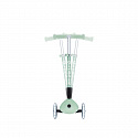 GLOBBER Kolobežka JUNIOR FOLDABLE LIGHTS ECOLOGIC, pistáciová