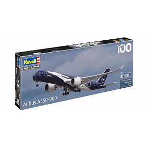 Revell Gift-Set letadlo 05612 - A350-900 - Lufthansa (100th Anniversary) (1:144)