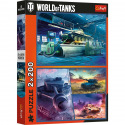 Trefl Puzzle 2v1 World of tanks 2x200 dílků 41x27,5cm v krabici 26x34x4,5cm