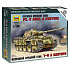 Zvezda Wargames (WWII) tank 6196 - Pz.V Ausf. A Panther(1:100)