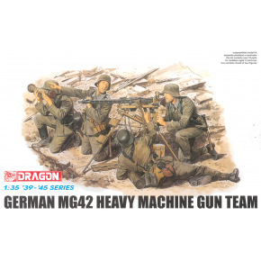 Dragon Model Kit figurky 6064 - GERMAN MG42 HEAVY MACHINE GUN TEAM (1:35)