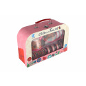 Teddies Teeservice aus Blech 15-teilig im Koffer 29x20x10,5cm