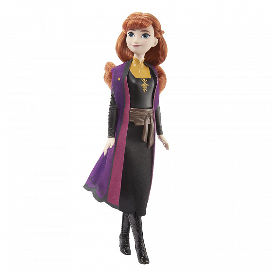 FROZEN PUPPE - ANNA IM SCHWARZ-ORANGEN KLEID