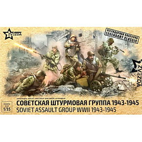 Zvezda Model Kit figurky 3509 - Soviet Assault Group (1:35)