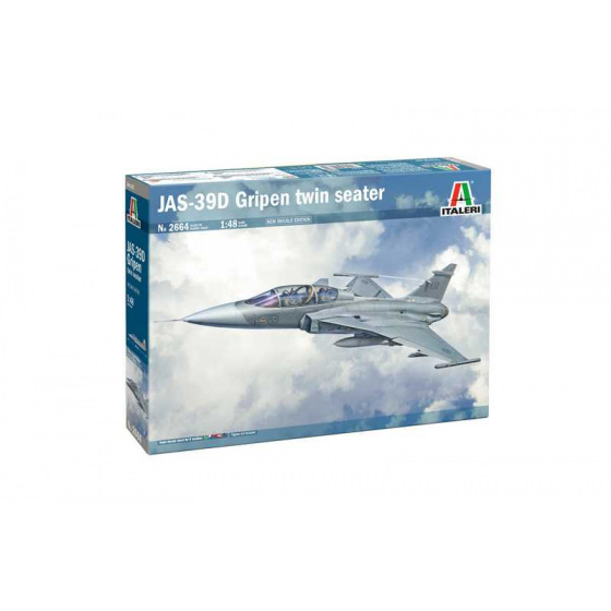 Italeri Model Kit letadlo 2664 - JAS 39 GRIPEN TWIN SEATER (1:48)