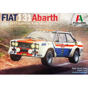 Italeri Model Kit auto 3621 - Fiat 131 Abarth 1977 San Remo Rally Winter (1:24)