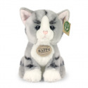 Rappa Pluszowy kot szary 18 cm ECO-FRIENDLY