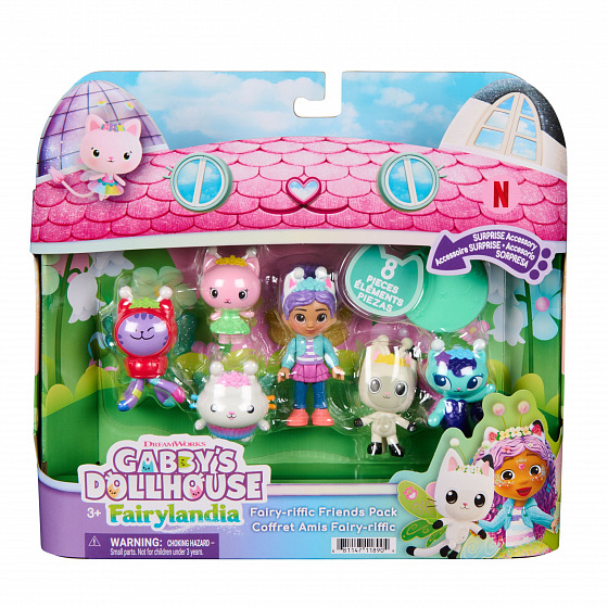 Spin Master GÁBININ KOUZELNÝ DOMEK MULTIBALENÍ FIGUREK VÍLY