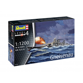 Revell Plastic ModelKit okręt 05181 - Gneisenau (1:1200)