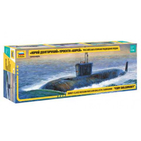 Zvezda Model Kit ponorka 9061 - Nuclear Submarine "Yury Dolgorukiy" (1:350)