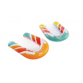 Intex Plovací deska/lehátko s průhledem nafukovací s úchyty 84x79cm 2 barvy v krabici 20x19x6cm