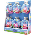 Jiri Models Klíčenka/Přívěsek 3D Prasátko Peppa/Peppa pig guma 10 cm na kartě