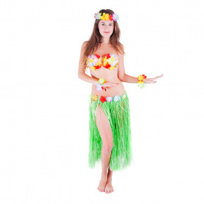 Rappa Sukně Hawaii zelená pro dospělé 72 cm