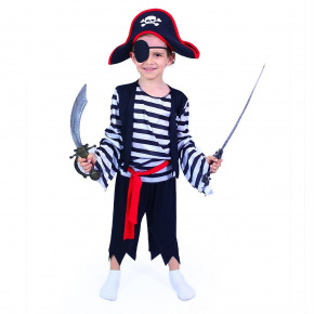 Rappa Dziecięcy kostium pirata (S) e-pakiet