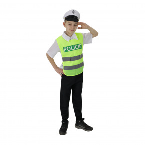 Rappa Detský kostým dopravný policajt (S) e-obal