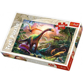 Trefl Puzzle 100 - Dinosaury