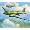 Zvezda Wargames (WWII) letadlo 6140 - LI-2 Soviet Transport Plane (1:200)